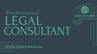 Professional Legal Consultant Facebook Event Cover