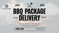 Barbecue Package Delivery Animation