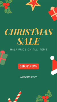 Cute Christmas Sale Facebook Story