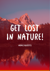 Get Lost In Nature Flyer