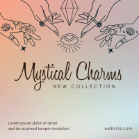 Mystical Jewelry Boutique Instagram Post Design