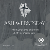 Ash Wednesday Celebration Linkedin Post Image Preview