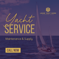 Yacht Maintenance Service Instagram Post