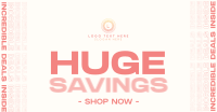 Repetitive Discount Deals Facebook Ad