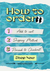 Order Online Quirky Poster