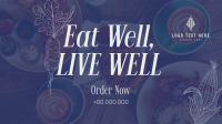 Elegant Food Quotes Facebook Event Cover