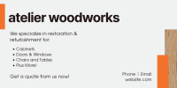 Atelier Woodworks Twitter Post