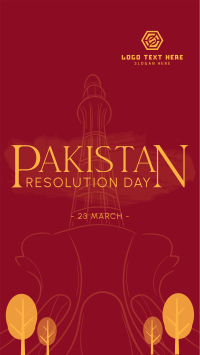 Pakistan Day Landmark Facebook Story