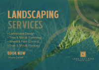 Professional Landscaping Postcard