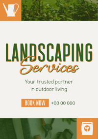 Landscape Garden Service Poster