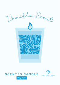 Illustrated Scented Candle Flyer