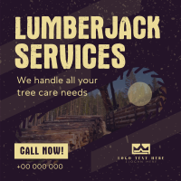 Trusted Lumberjack Service Instagram Post