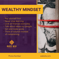 Wealthy Mindset Instagram Post Image Preview