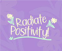 Radiate Positivity Facebook Post