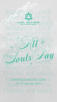 Trendy All Souls Day Greeting Instagram Story