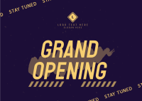 Grand Opening Modern Postcard