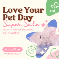 Dainty Pet Day Sale Linkedin Post Design