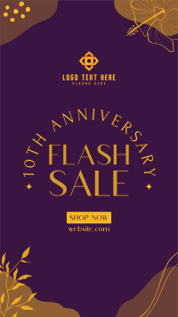 Special Anniversary Sale Facebook Story