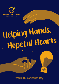 Helping Hands Humanitarian Day Flyer