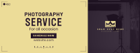 Studio Photo Service Facebook Cover Design