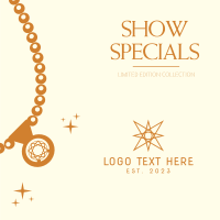 Luxury Necklace Instagram Post Design