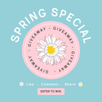 Spring Giveaway Instagram Post