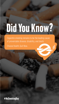 Smoking Facts Instagram Story