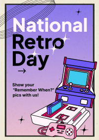 Unique Retro Day  Poster