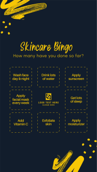 Skincare Tips Bingo Instagram Story