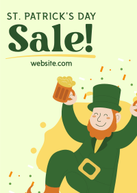 St. Patrick's Greeting Promo Sale Poster