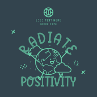 Positive Vibes Instagram Post Design