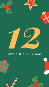 Cute Christmas Countdown Instagram Story