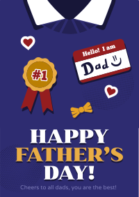 Illustration Father's Day Flyer