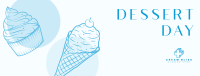 Dessert Dots Facebook Cover Image Preview