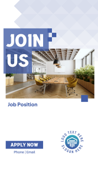 Office Job Hiring TikTok Video Design