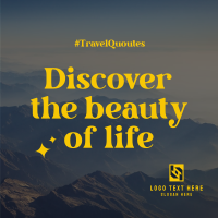 Discover Life Instagram Post Design