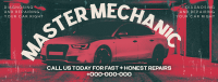 Nostalgia Car Mechanic Facebook Cover Design