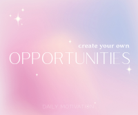 Dream Sparkling Gradient Facebook Post