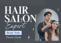 Hair Salon Expert Postcard