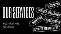 Minimalist Services Animation