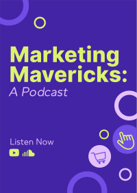 Digital Marketing Podcast Flyer