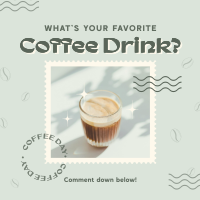 Quirky Coffee Drink Instagram Post