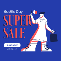 Super Bastille Day Sale Instagram Post Image Preview