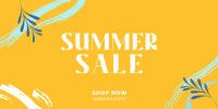 Tropical Summer Sale Twitter Post