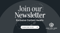 Newsletter Alert Video Design