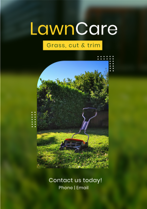Lawn Mower Flyer Image Preview