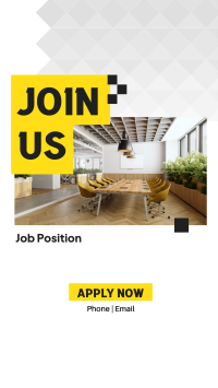 Office Job Hiring Instagram Story