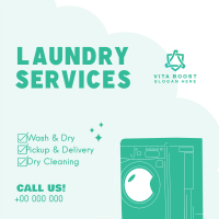 Laundry Services List Instagram Post