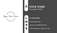 Investment Business Card example 3
