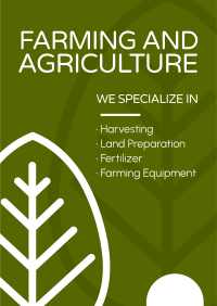 Farming and Agriculture Flyer